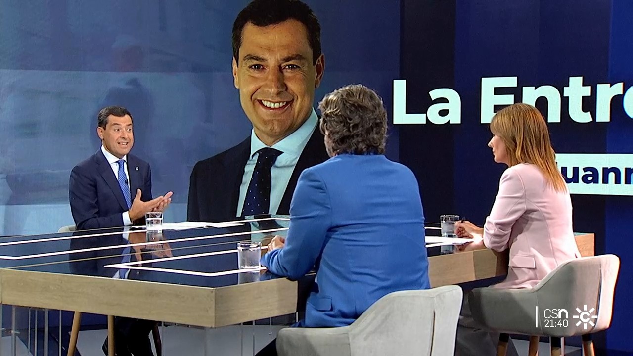Entrevista a Juanma Moreno en el programa de Canal Sur, 'La mañana de Andalucía'. 