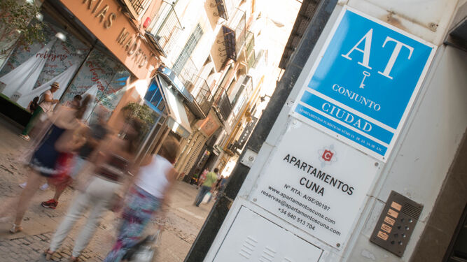 Alojamiento turístico en calle Cuna (Sevilla). Foto: Diario de Sevilla