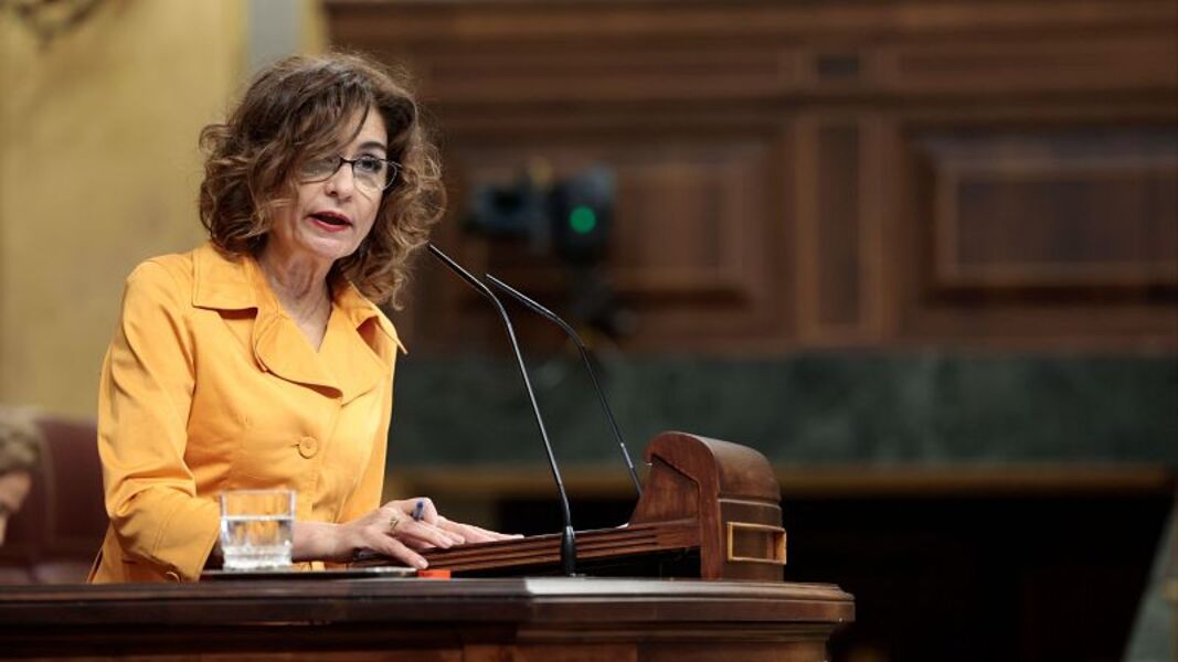 María Jesús Montero, vicepresidenta del Gobierno y ministra de Hacienda, en el Congreso de los Diputados