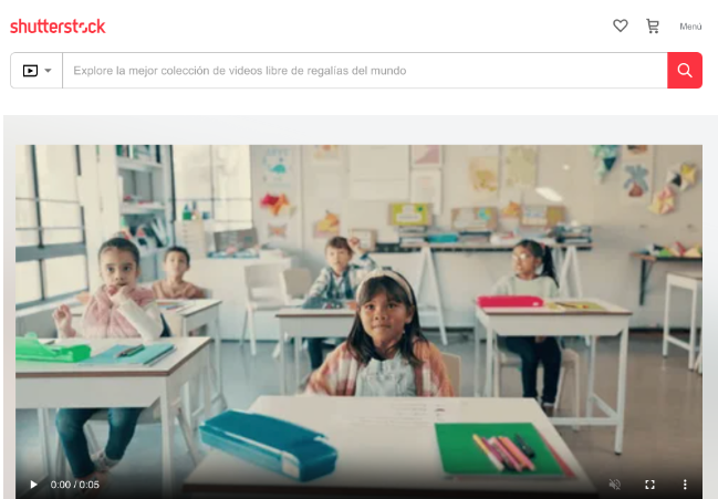 Imagen en el banco de instantáneas y vídeos 'shutterstock' que ha tomado la Junta de Andalucía para realizar el spot publicitario para incentivar a la escolarización para el curso 2024-25 en Andalucía.