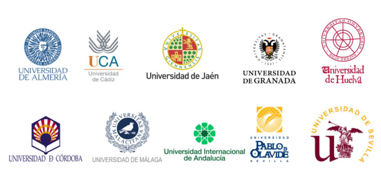 Logos de las diez universidades públicas andaluzas
