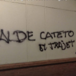 Pintadas contra alcalde de Sevilla. Fuente: ABC.