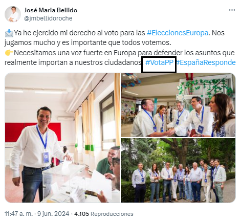 El alcalde de Córdoba, José María Bellido (PP), pide el voto ilegalmente para su partido durante la jornada de votaciones y es denunciado ante las juntas electorales
