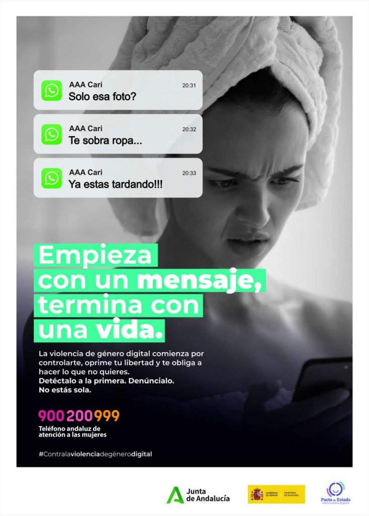 campaña contra la ciberviolencia de género de la Junta de Andalucía