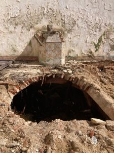 Bóveda del aljibe de la casa de Blas Infante