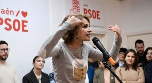 Montero en un mitin en Jaén - PSOE-A