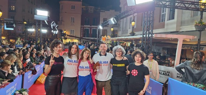 malaga para vivir se cuela en alfombra roja festival cine málaga 2