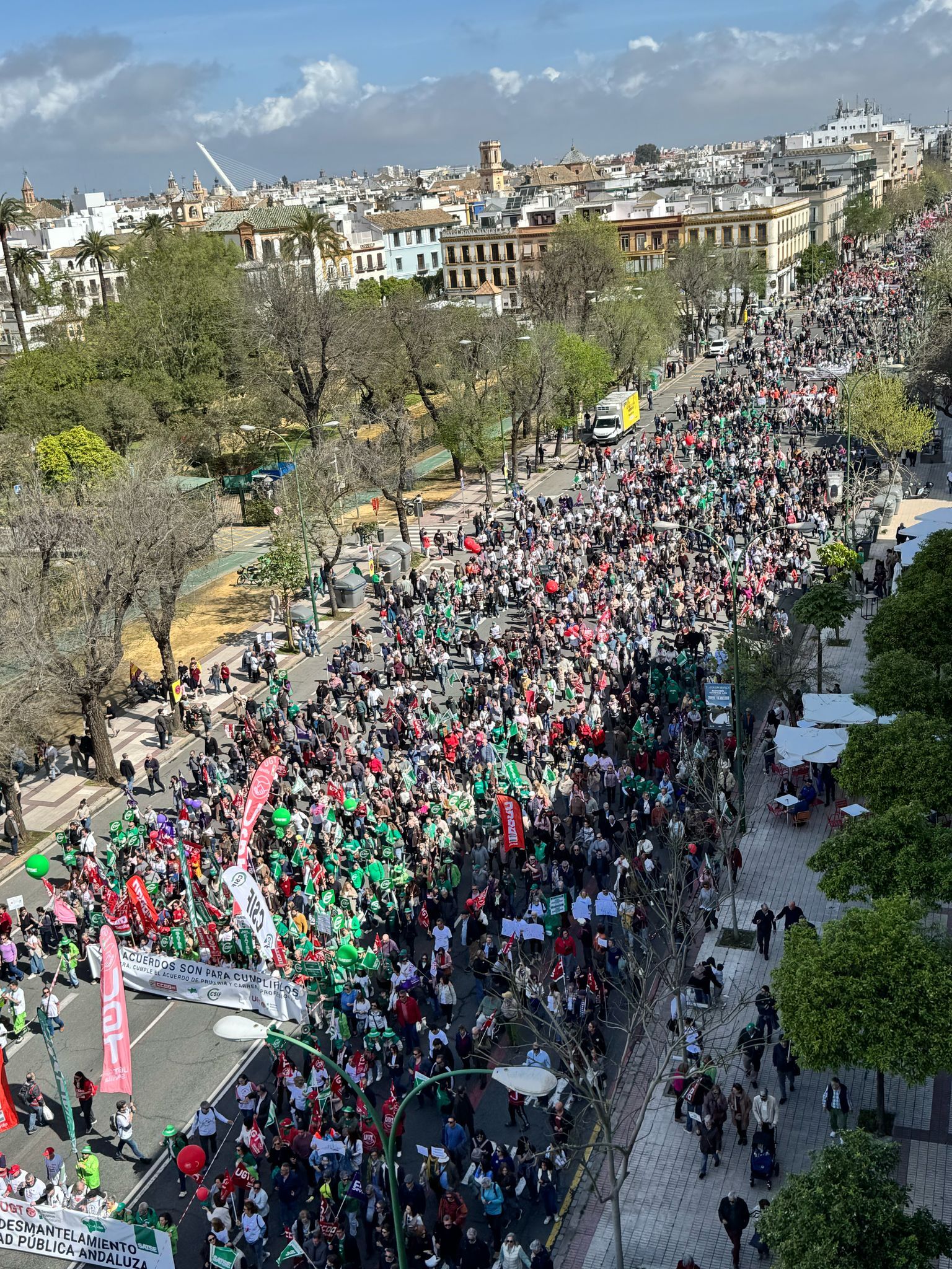 manifestacion 5 de abril de 2025 sanidad pública, sevilla 3