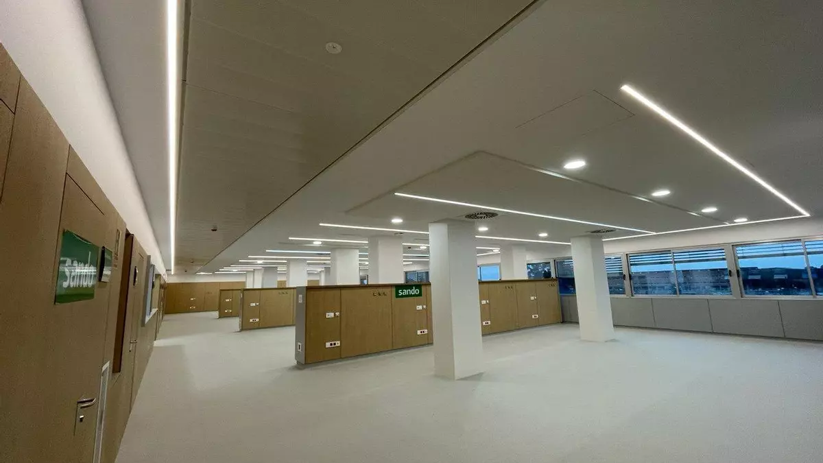Las instalaciones del nuevo Hospital de Día Oncohematológico del Virgen de la Victoria de Málaga-