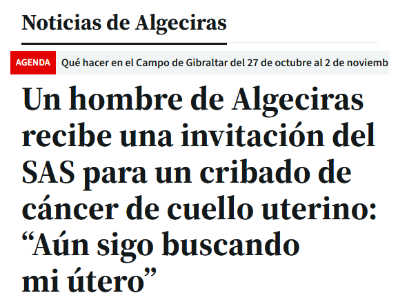  hombre de algeciras invitada cancer cuello de utero.