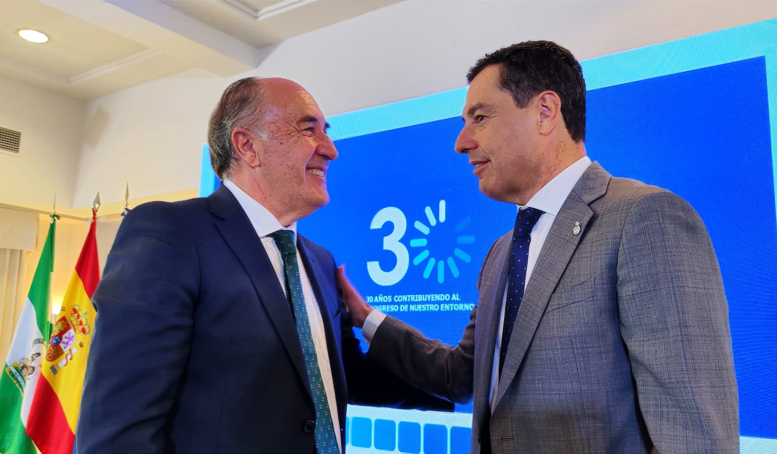  josé ignacio landaluce con juanma moreno