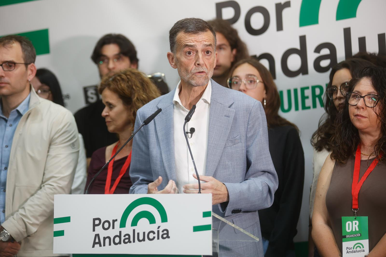 antonio maíllo, de por andalucía, en noche electoral