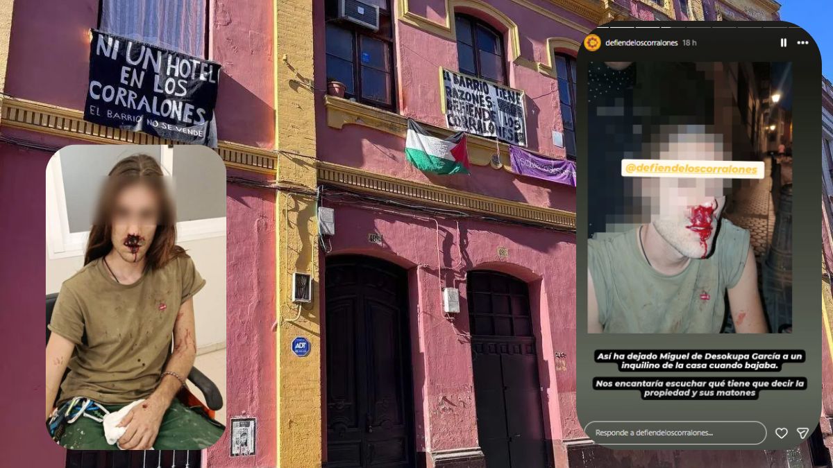 agredidos brutalmente dos vecinos de los corralones, sevilla, por empresa desokupaciones garcía