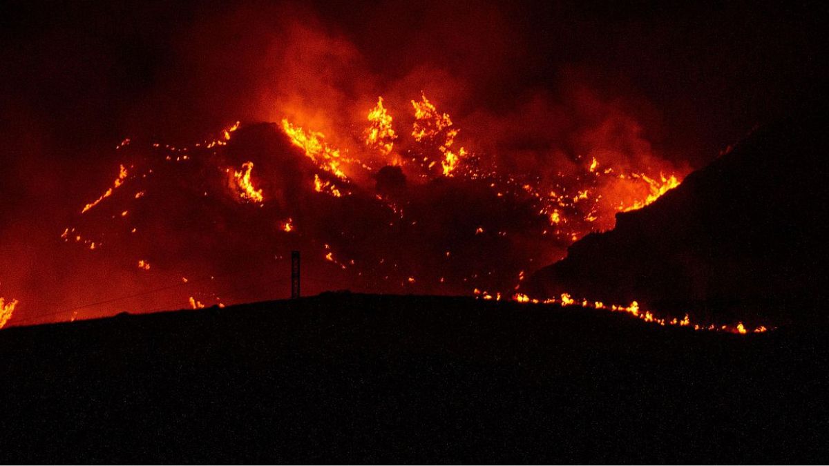 magnitud del incendio de los gallardos, almería.